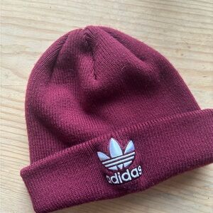 Adidas Maroon Knit Beanie